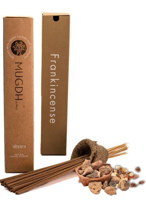 Mugdh Natural Incense Sticks | 50 - Pack Of 1 Loban Frankincense (50 Units, Set 1)