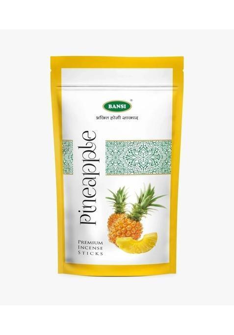 Bansi Pooja Agarbatti - Luxury Incense Sticks Zipper In Divine Fragrance Pineapple (110 G, Set Of 1)