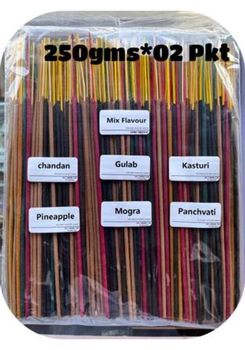 Shantamani Mix (ChandanGulabKasturiPineappleMograPanchvati) Agarbatti Pack Of 2250 Luxury Fragrance (250 G Set 2)