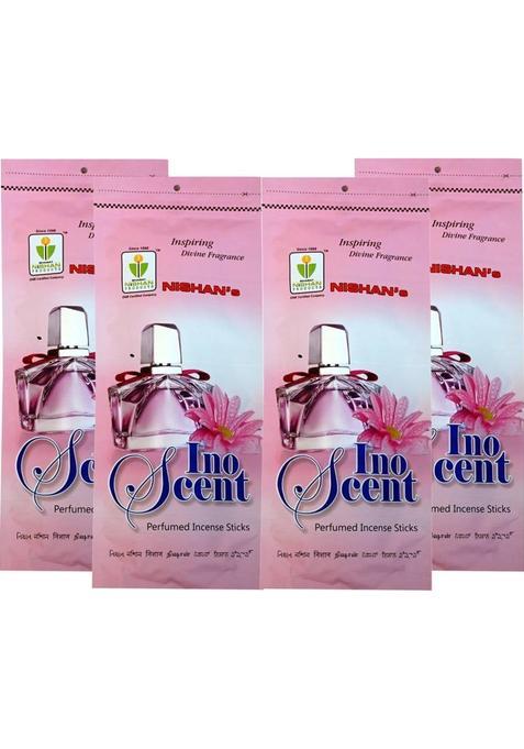 Nishan Natural Premium White Inosent Incense Stick Agarbatti Combo Used For Pooja (120 G Set Of 4)