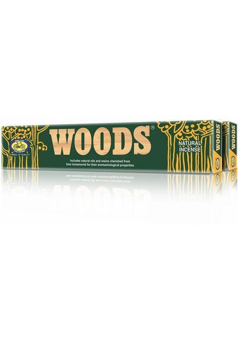 Cycle Pure Woods Natural Agarbatti For Special Puja Rituals & Festivals With Woody, Sandal, Amber Fragrance (32 Units, Set Of 2)