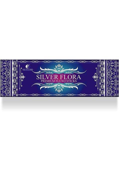 Dhoop Chaon & Co. Silver Flora Masala Incense Sticks, 250Gms Pack Premium (250 G, Set Of 1)