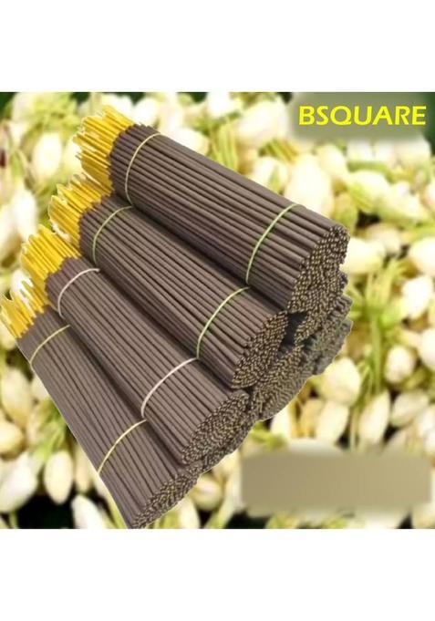 Bsquare Mogra Premium Incense Sticks ( Low Smoke,100% Natural ) (425 Units, Set Of 1)