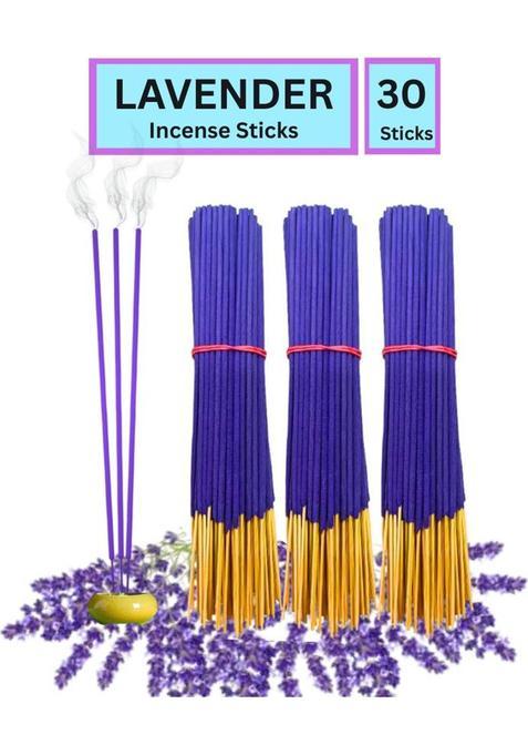 Flipkart Smartbuy Lavender 45 Organic Incense Sticks For Puja Meditation & Negativity Pooja Premium Agarbatti (45 Units, Set Of 1)