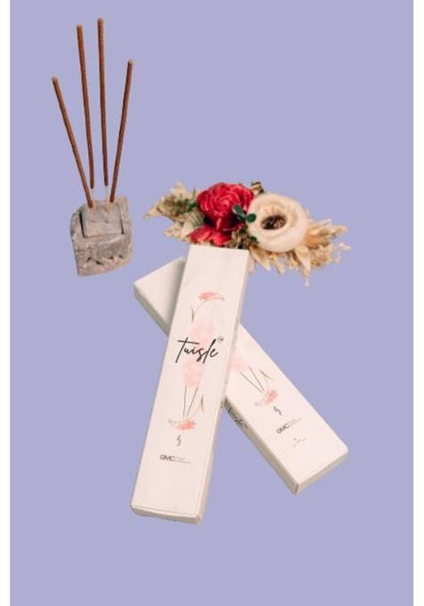 Tuisle Lavender Mist Organic Fragnance Incense Sticks | Long-Lasting Aromatic Agarbatti For Puja Natural And Pure Cow Dung Base (50 Units, Set Of 1)