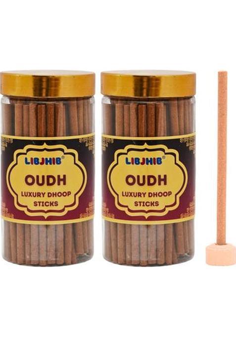 Libjhib Oudh Dhoop Sticks (2 Box Of 120 Grams Each) Units, Set 2)