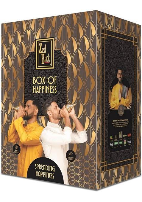 Zed Black Incense Sticks Kit, Dhoop Cones & Sticks, Sambrani Guggal Cup Sandalwood, Amber (19 Units, Set Of 1)