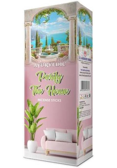 Ayurvedic Long-Lasting Incense Sticks - 2 Hours Of Soothing Fragrance Floral (1 Units, Set 1)