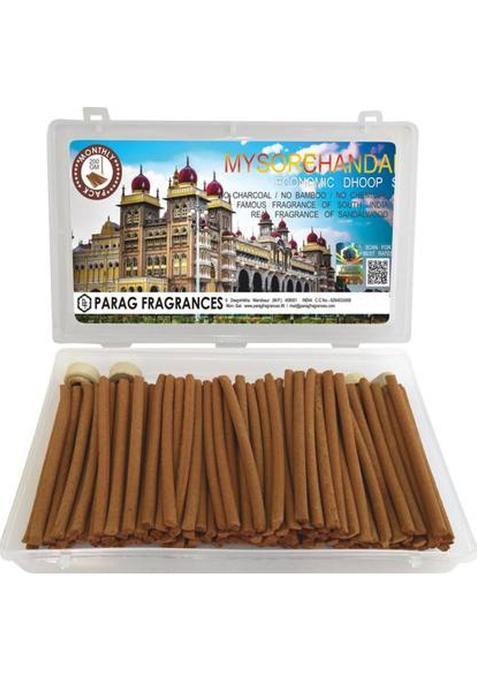 Parag Fragrances Mysore Sandal Dhoop Stick Chandan (250 G, Set Of 1)