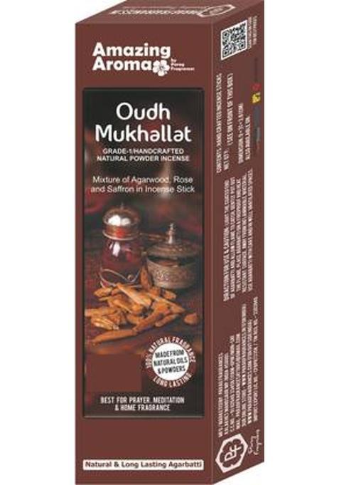 Parag Fragrances Oud Mukhallat Incence Sticks (250 G, Set Of 1)