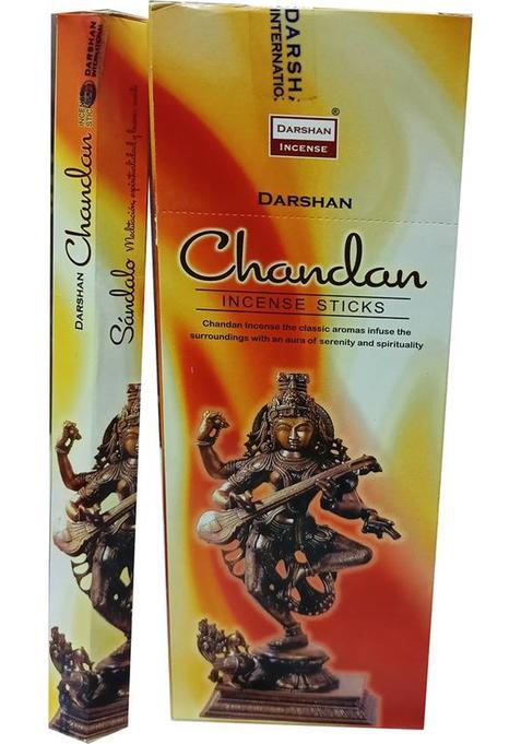 Quickcollection Incense Sticks Variety Pack For Puja Meditation Agarbatti_173 Chadan (75 Units, Set Of 1)