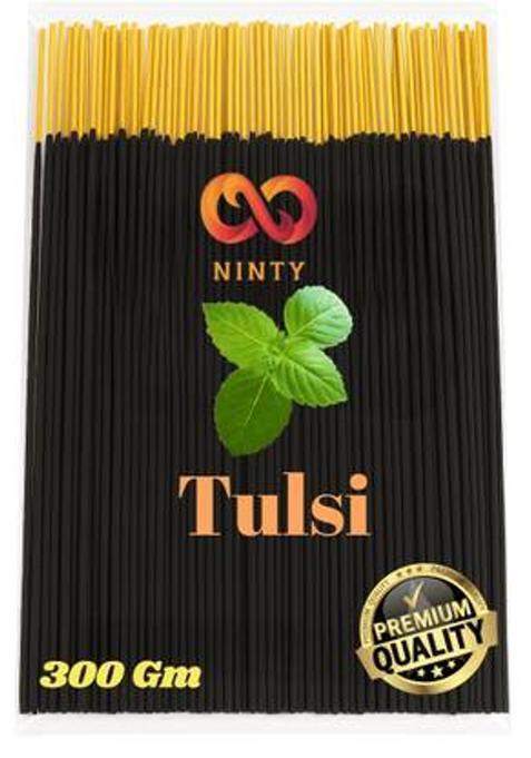 Ninty Natural Agarbatti For Puja & Meditation | Low Smoke Tulsi (300 G, Set Of 1)