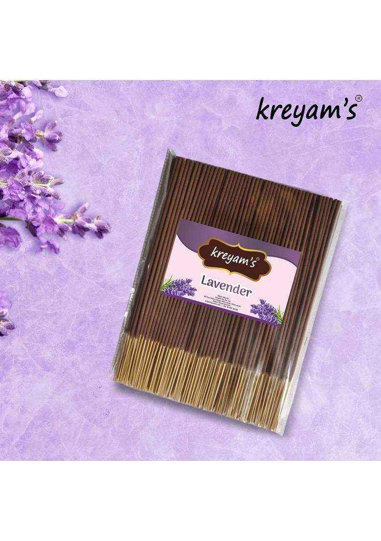KreyamS Lavender Incense Stick Brown Agarbatti (900 G Set Of 1) - Indya