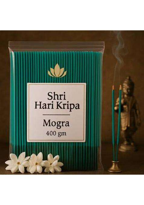 Shri Hari Kripa Premium Quality Mogra Incense Sticks (400 G Set Of 1)