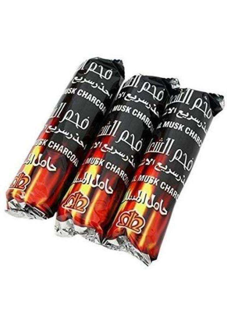 Bronto Charcoal Tablets For Burning Dhoop (Pack Of 30) Charcol (1 Units Set 3) - Indya