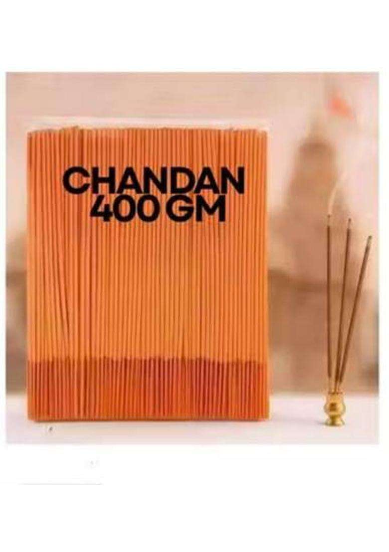 Bs.Selaro Chandan Agarbatti 400G Premium Quality Sandalwood Incense Sticks For Puja (400 G Set Of 1) - Indya