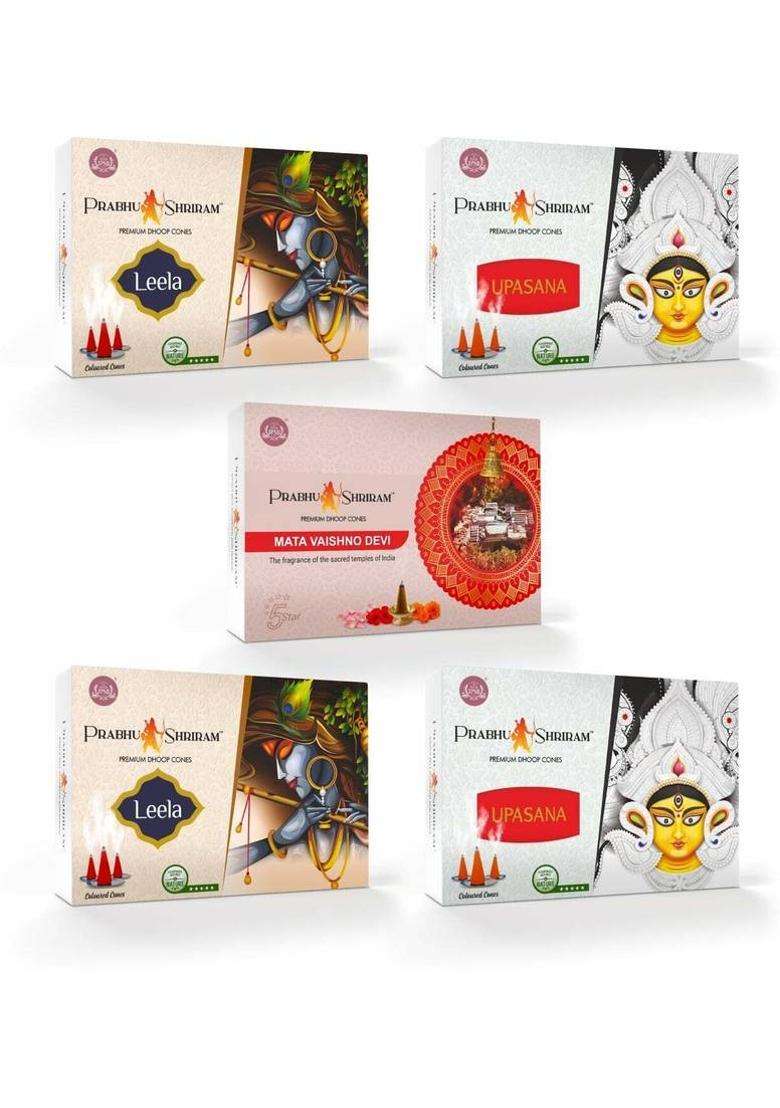 Prabhu Shriram Lifestyle Incense SticksRed Trance & Twist Agarbatti204SticksPack Of-3 Nature Inspired Fragrance (68 Units Set Of 3) - Indya