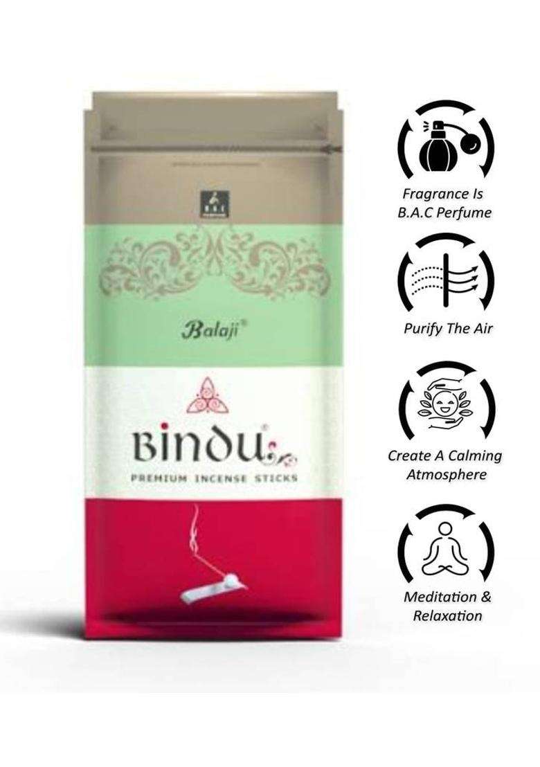 Balaji Agarbatti Bindu B. A. C Perfume (600 G Set Of 6) - Indya