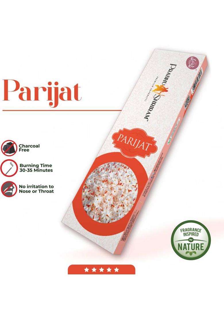 Prabhu Shriram Incense Sticks100% Charcoal Free Agarbatti Pack Of-4160 Sticks Nature Inspired Fragrance (40 Units Set Of 4) - Indya