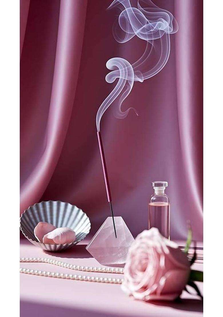 Imago Rose Flavour Fragrance Agarbatti Premium Five Star Incense Sticks (200 G Set Of 1) - Indya