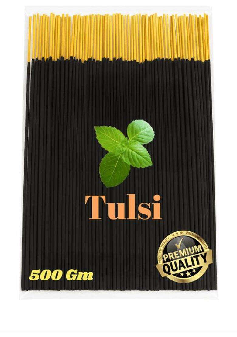 Divineflame Aromatic Agarbatti Sticks For Temple Office & Home Tulsi (500 G Set Of 1) - Indya
