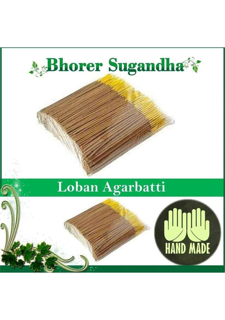 Bhorer Sugandha Pure Loban Agarbatti With Natural Fragrance (500 G Set Of 1) - Indya