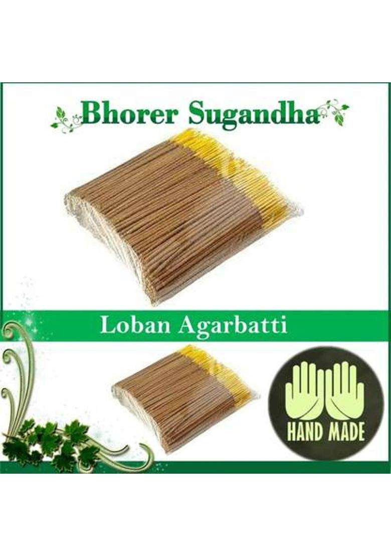 Bhorer Sugandha Pure Loban Agarbatti With Natural Fragrance (500 G Set Of 1) - Indya