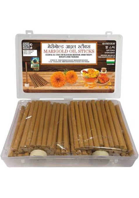 Parag Fragrances Marigold Natural Dhoop Sticks Floral