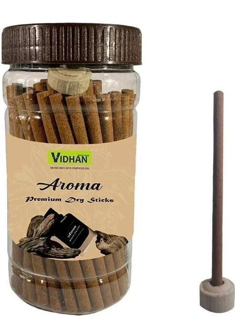 Vidhan Pooja Dhoop Sticks Premium Aroma Jar 100Gm No Bamboo Charcoal Blossom