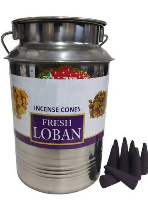 Prabhu 1 X (Dolchi Pack Of 500 Gram) Premium Fresh Loban Incense Dhoop Cones