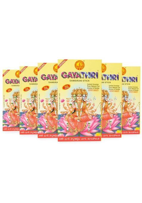 Gn 1917 Dhoop Family Pack (Pack Of 12) Ingredients, Long Lasting Sambrani Sticks Floral, Woody, Sandal