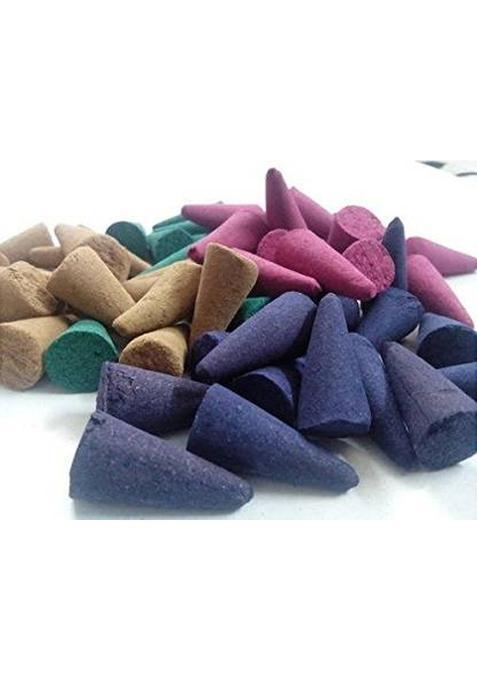 Sharpvaishno Super Quality Multi Color Or Fragrance Dhoop Cone(1Oopc) Jasmine Lavender Rose Sandal (Pack Of 100)