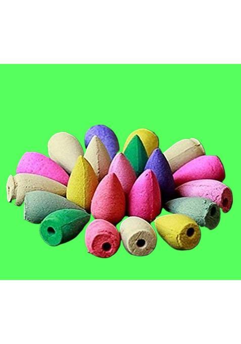 Bzilo Only 20 Smoke Cones Waterfall Incense For Puja O25 Blossom Dhoop