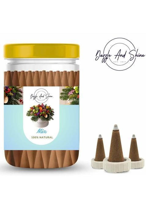 Dazzle And Shine Dry Dhoop Sticks LavenderRoseSandalMogra Sandal Rose Lavender Mogra Jasmine (Pack Of 130)