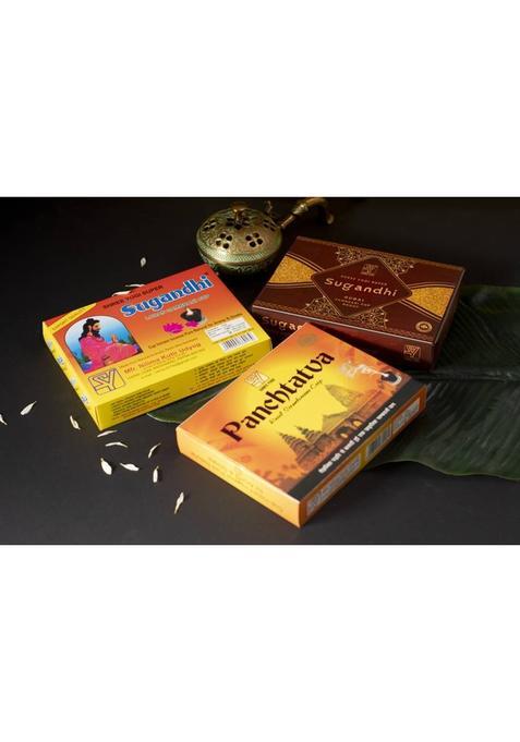 Shreeyogi Panchtatva Sambrani Cup Sugandhi Loban & Gugal Cup Dhoop (Pack Of 3)