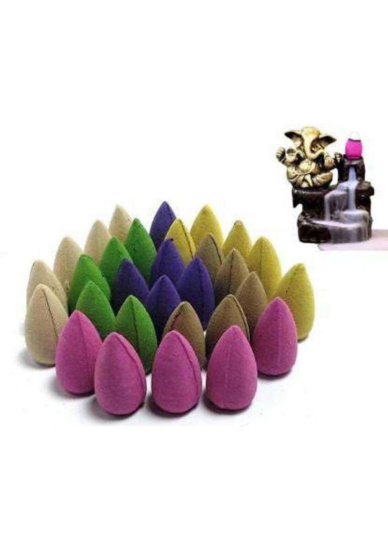 Zonizo Backflow Incense Cone Dhoop (Pack Of 30) - Indya