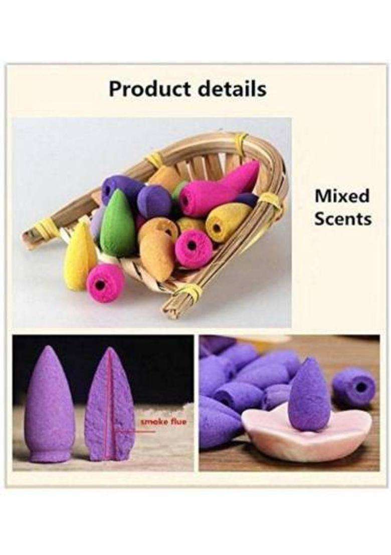 Zonizo Backflow Incense Cone Dhoop (Pack Of 30) - Indya