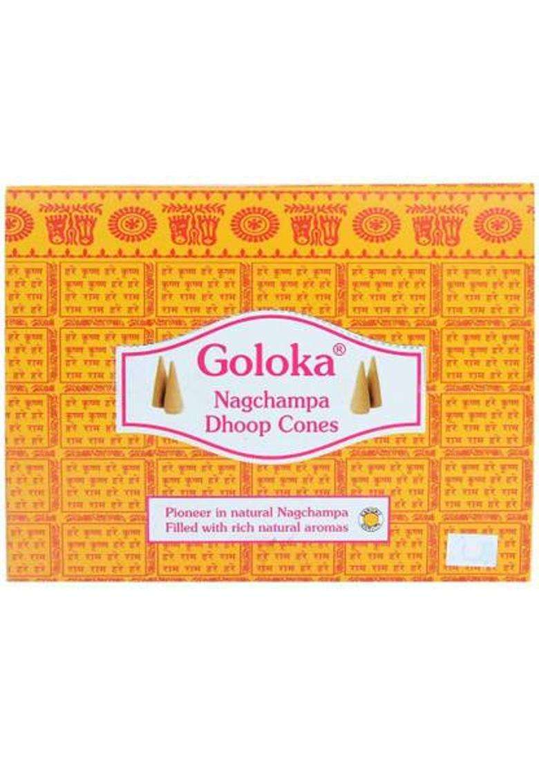 Goloka Nagchampa Dhoop Cones - Indya