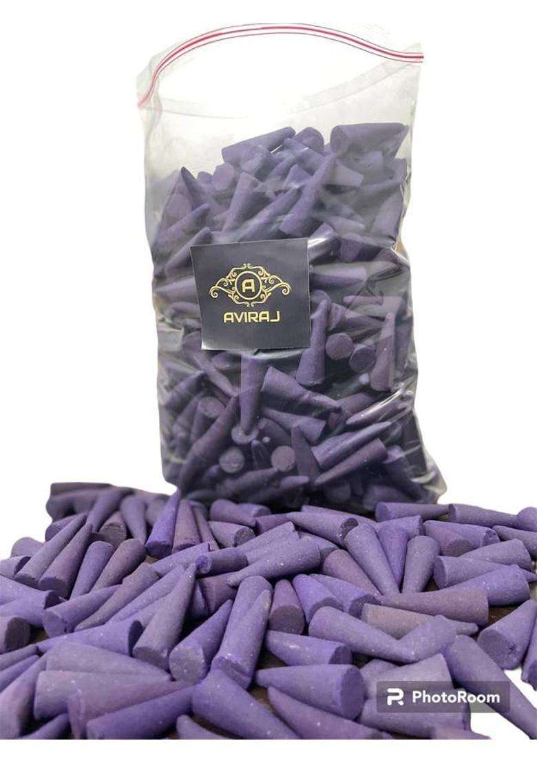 Aviraj Guggal Dhoop Cones For Pooja I 300Gm Pack Guggul Fragrance Incense Cone - Indya