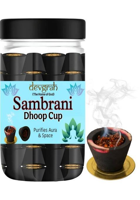 Devgrah Sambrani Dhoop Cup For Pooja Loban Guggul Havan (Pack Of 10)