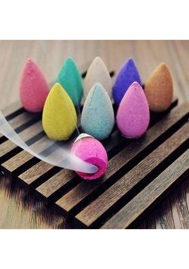 Bzilo Hundred Fountain Cones Without Fregrance Backflow Incense Cone M33 Dhoop (Pack Of 100) - Indya