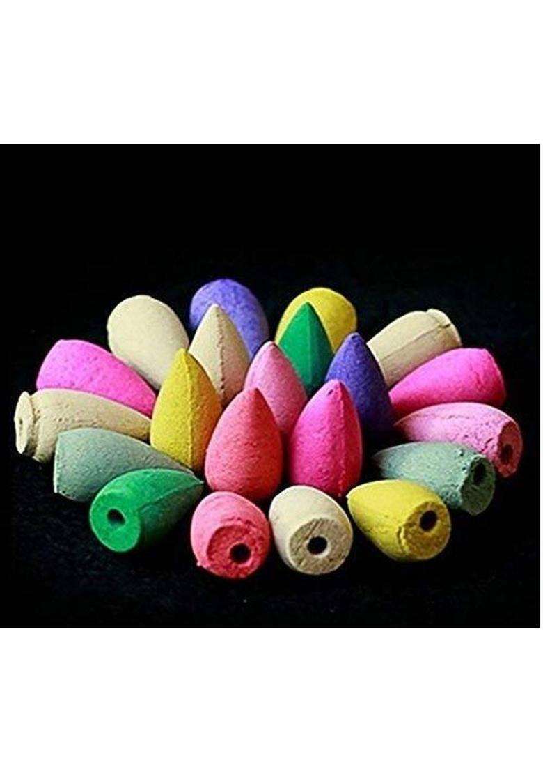 Bzilo Hundred Fountain Cones Without Fregrance Backflow Incense Cone M33 Dhoop (Pack Of 100) - Indya