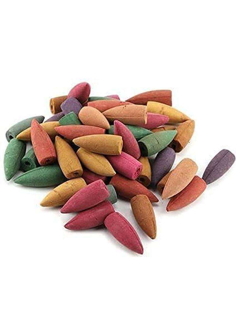 Bzilo Hundred Fountain Cones Without Fregrance Backflow Incense Cone M33 Dhoop (Pack Of 100) - Indya