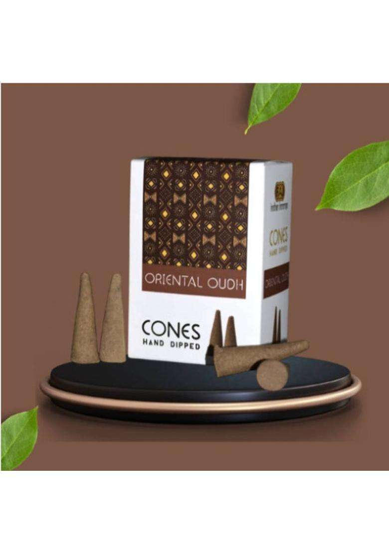 Uniqon Pack Of 2 (100G Cones Per Pack) Multi-Fragrance Hand Dipped Incense Dhoop Sandal (Pack 2) - Indya