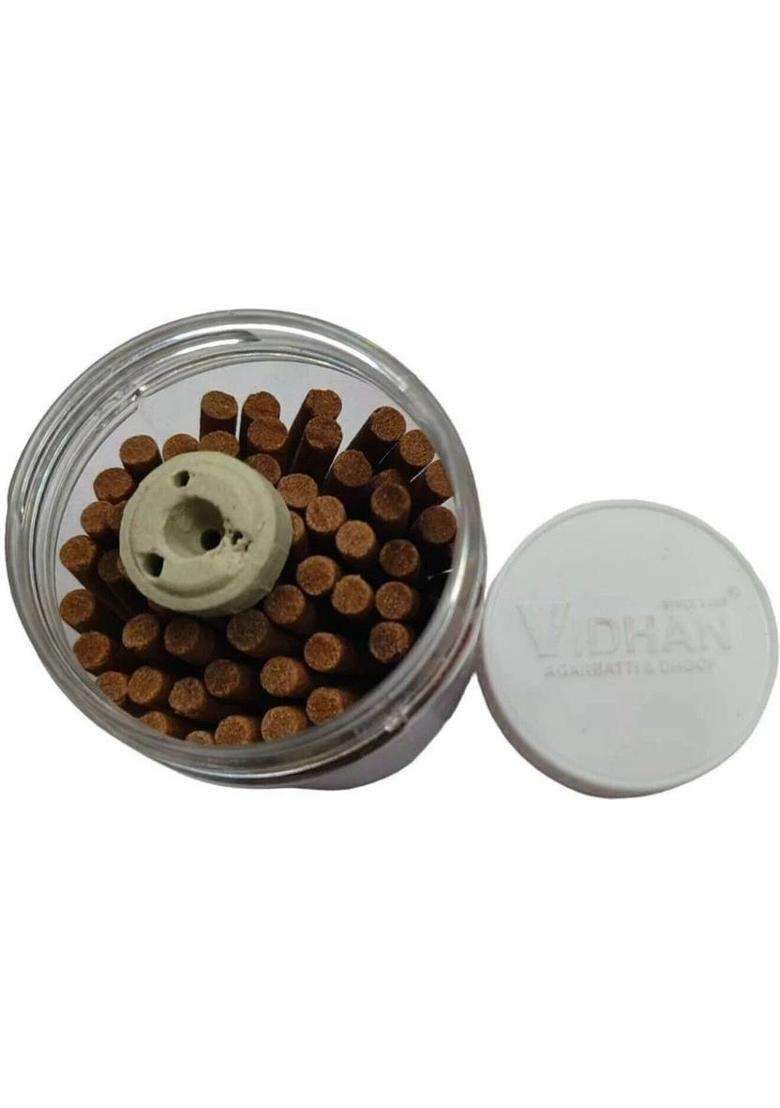 Vidhan Dhoop Sticks Premium Jar 3X100Gm No Bamboo Arabian Oudh Amber & Patchouli (Pack Of 3) - Indya