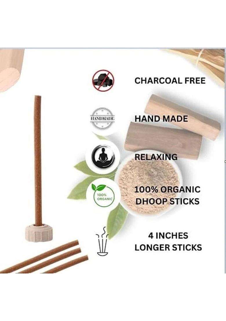 Vidhan Dhoop Sticks Premium Jar 3X100Gm No Bamboo Arabian Oudh Amber & Patchouli (Pack Of 3) - Indya