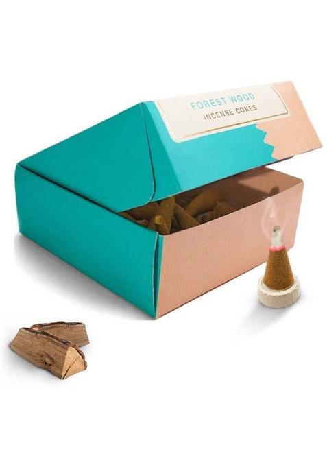 Nirmalaya Natural Forest Wood Incense Cones For Pooja Organic Dhoop Cone (Pack Of 40)