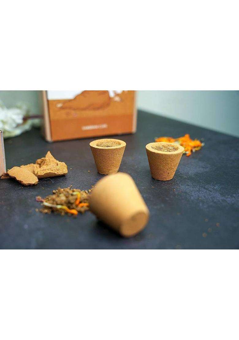 Sr Sambrani Cup Empty Jasmine Dhoop (Pack Of 50) - Indya