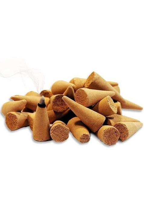 Rfg Chandan Dhoop Cones For Pooja Organic Dry With Fragrance 100 Gram Sandal