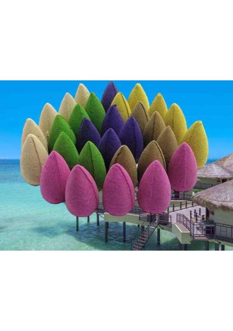 Bzilo Back Flow 100 Incense Cones For Smoke Fountain I82 Dhoop (Pack Of 100) - Indya